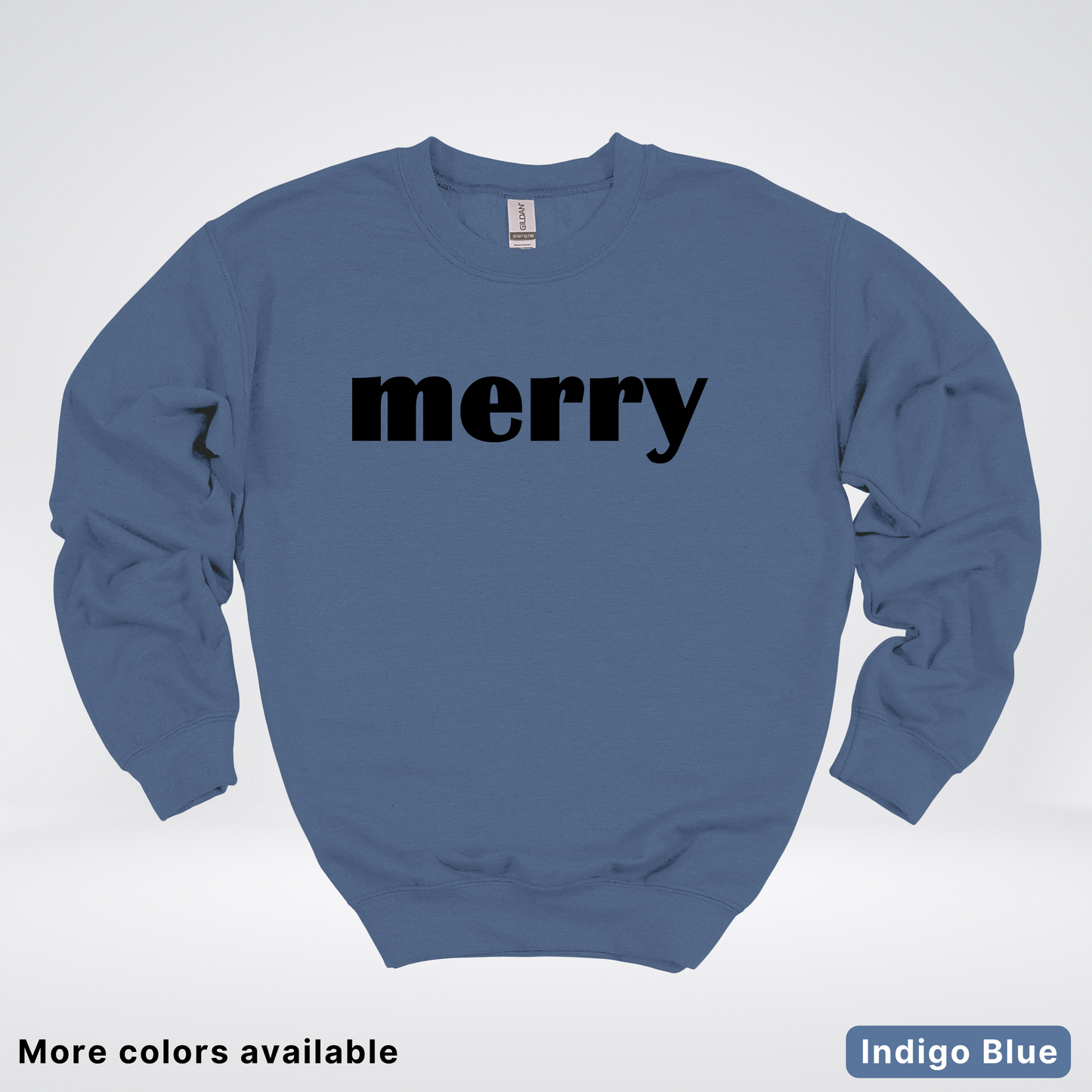 Merry - Black Design - Crewneck