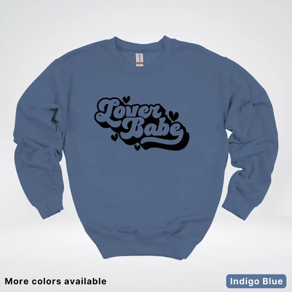 Lover Babe - Black Design - Crewneck Sweatshirt