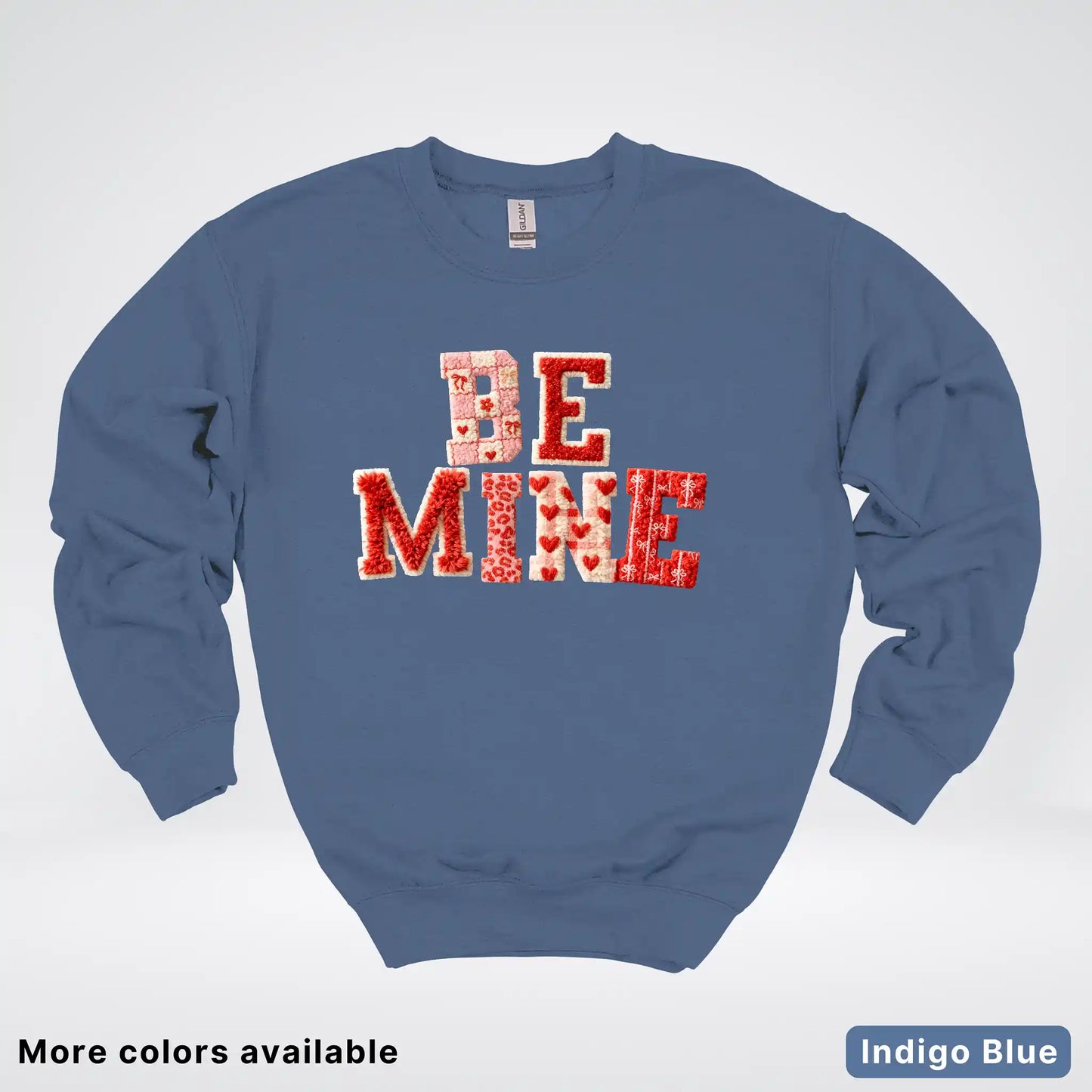 Be Mine Hook Yard Faux - Crewneck Sweatshirt