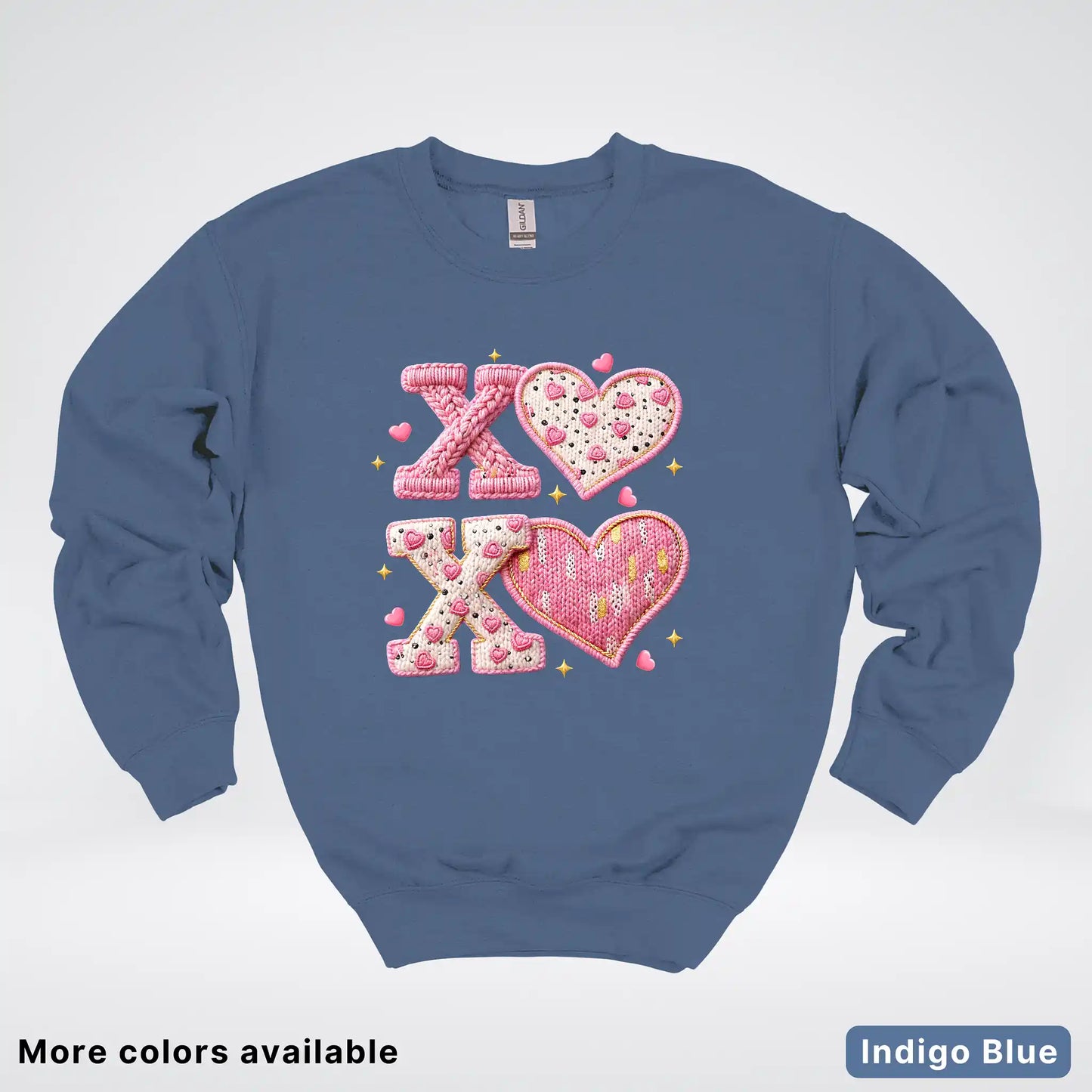 XOXO Hook Yard Faux - Crewneck Sweatshirt