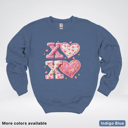 XOXO Hook Yard Faux - Crewneck Sweatshirt