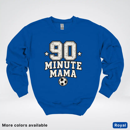 90 Minute Mama – Vintage Soccer Mom Crewneck Sweatshirt