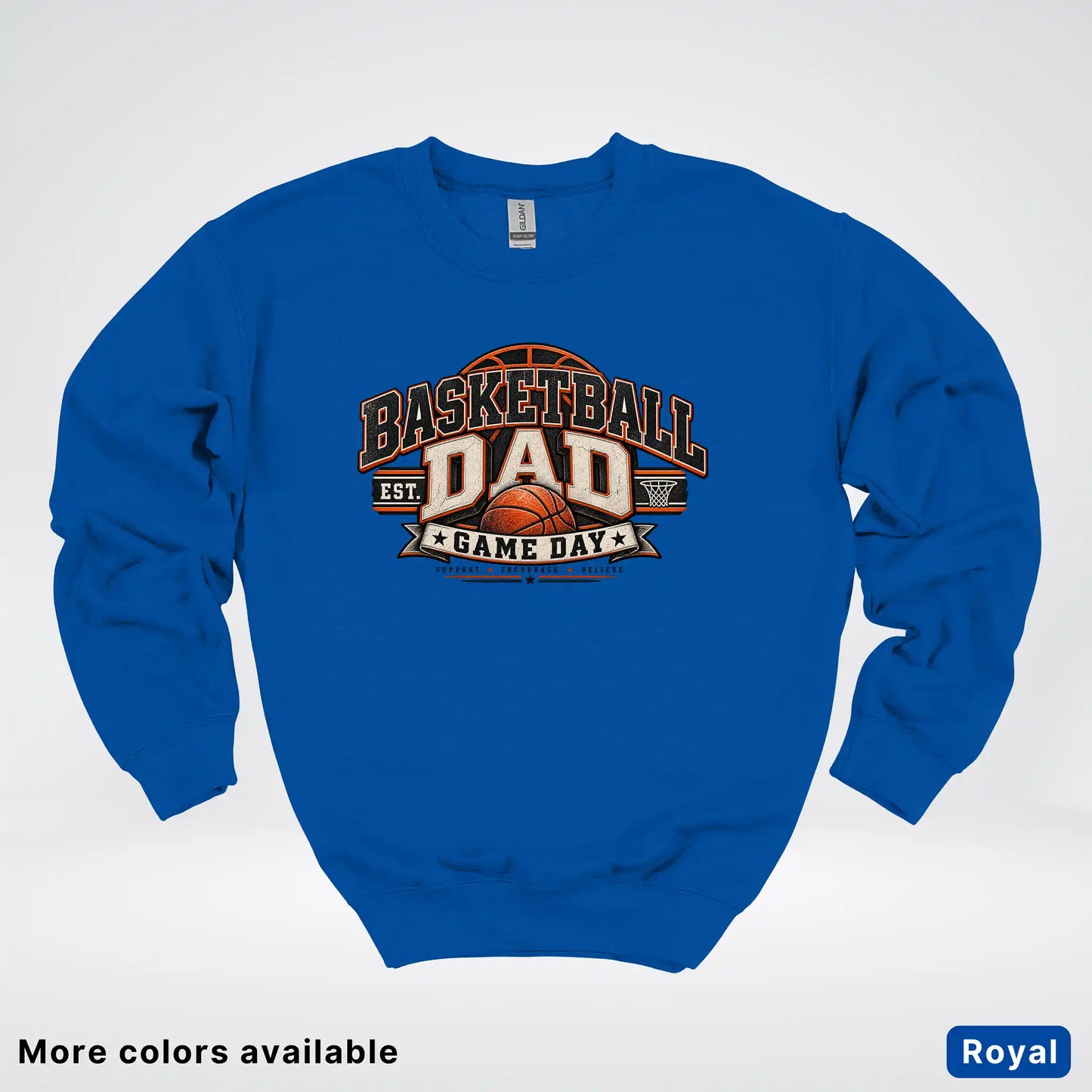 Basketball Dad – Game Day Crewneck Sweatshirt