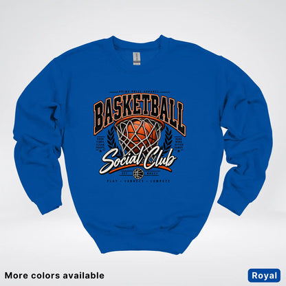 Basketball Social Club – Vintage Court Crewneck Sweatshirt