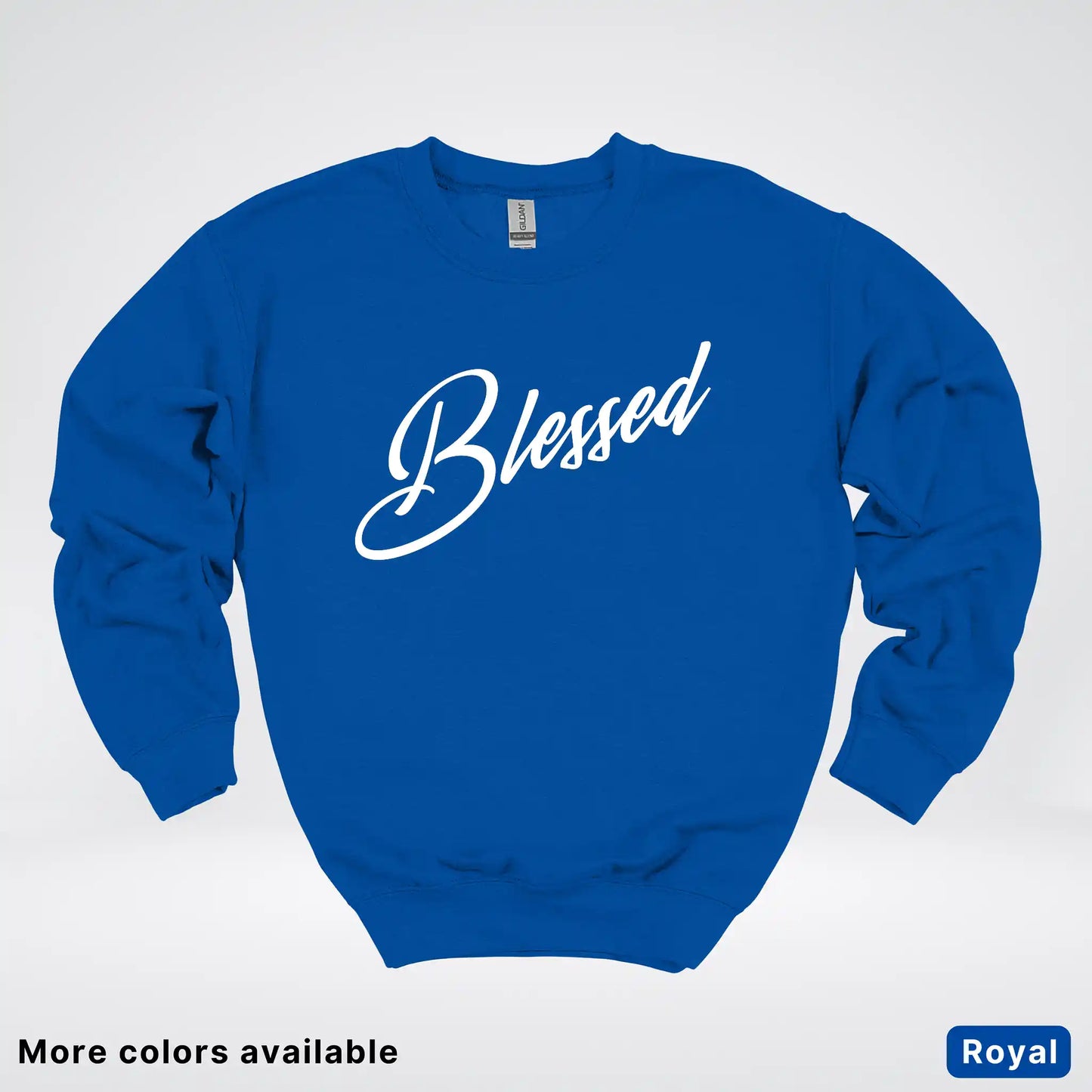 Blessed Script Crewneck Sweatshirt