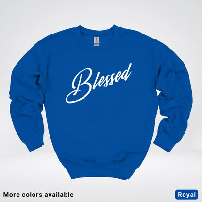 Blessed Script Crewneck Sweatshirt