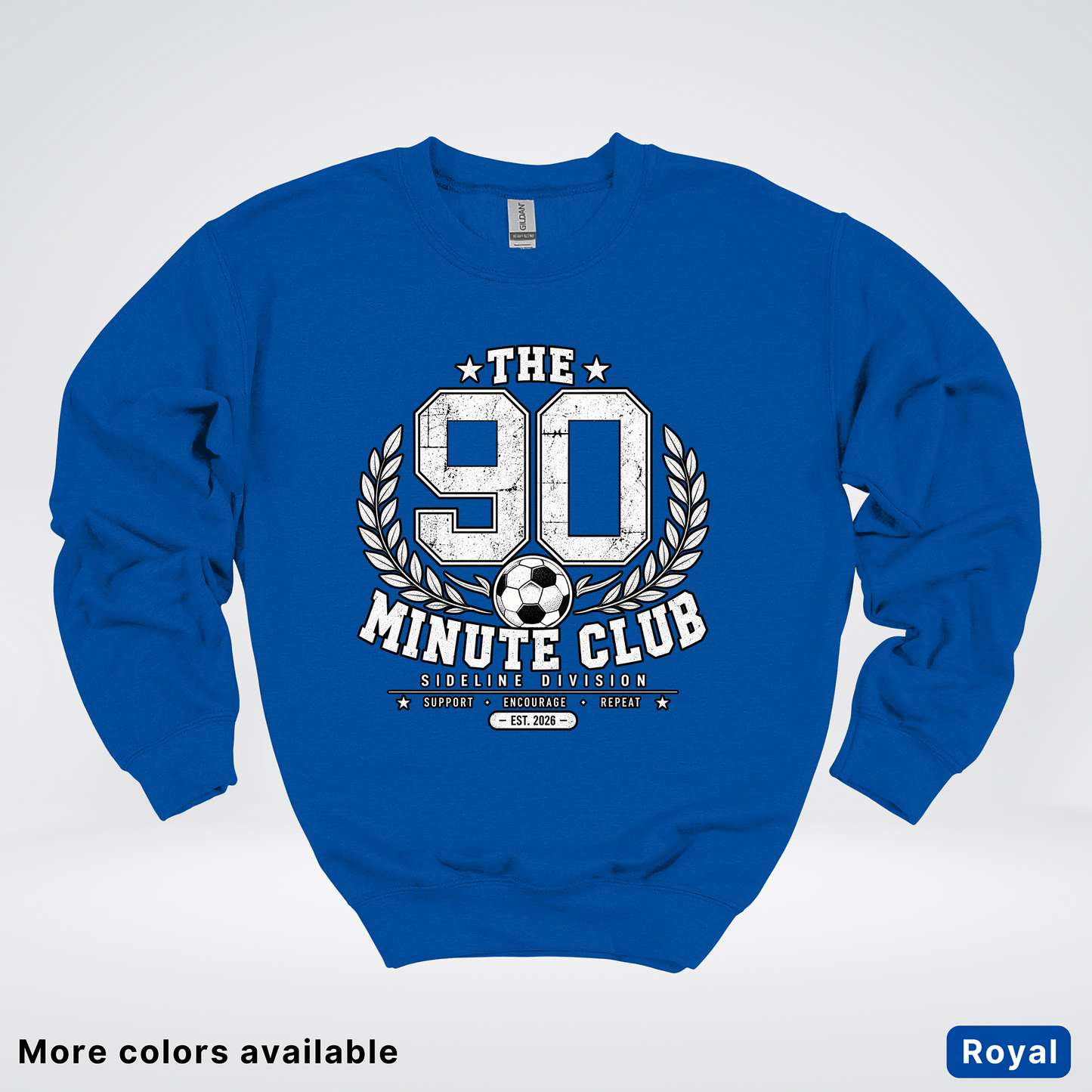 The 90 Minute Club Side Line Division Crewneck Sweatshirt