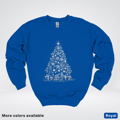 Classic Christmas Tree with Gifts - Crewneck Sweatshirt