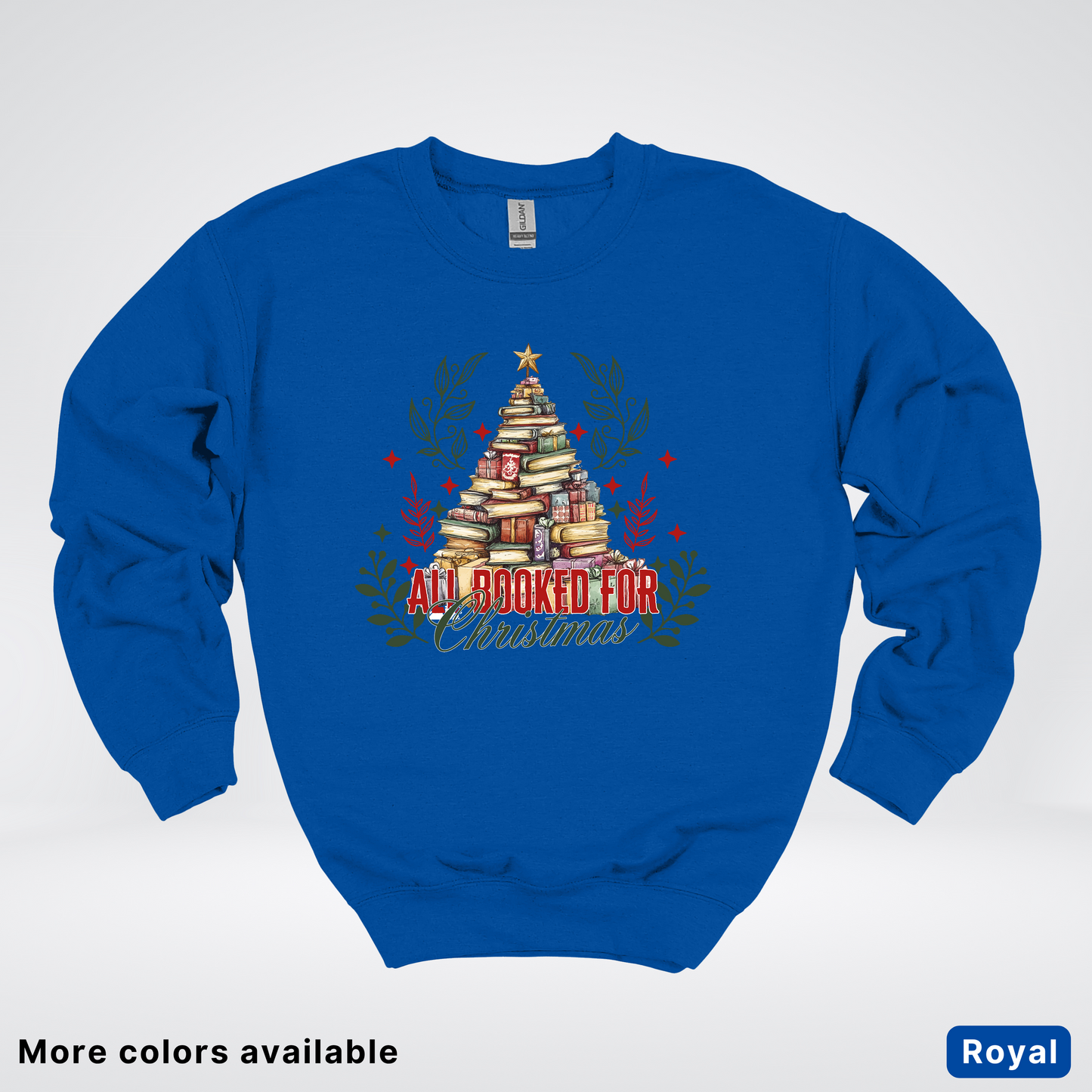 All Booked For Christmas - Crewneck Sweatshirt