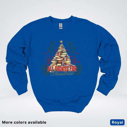 All Booked For Christmas - Crewneck Sweatshirt