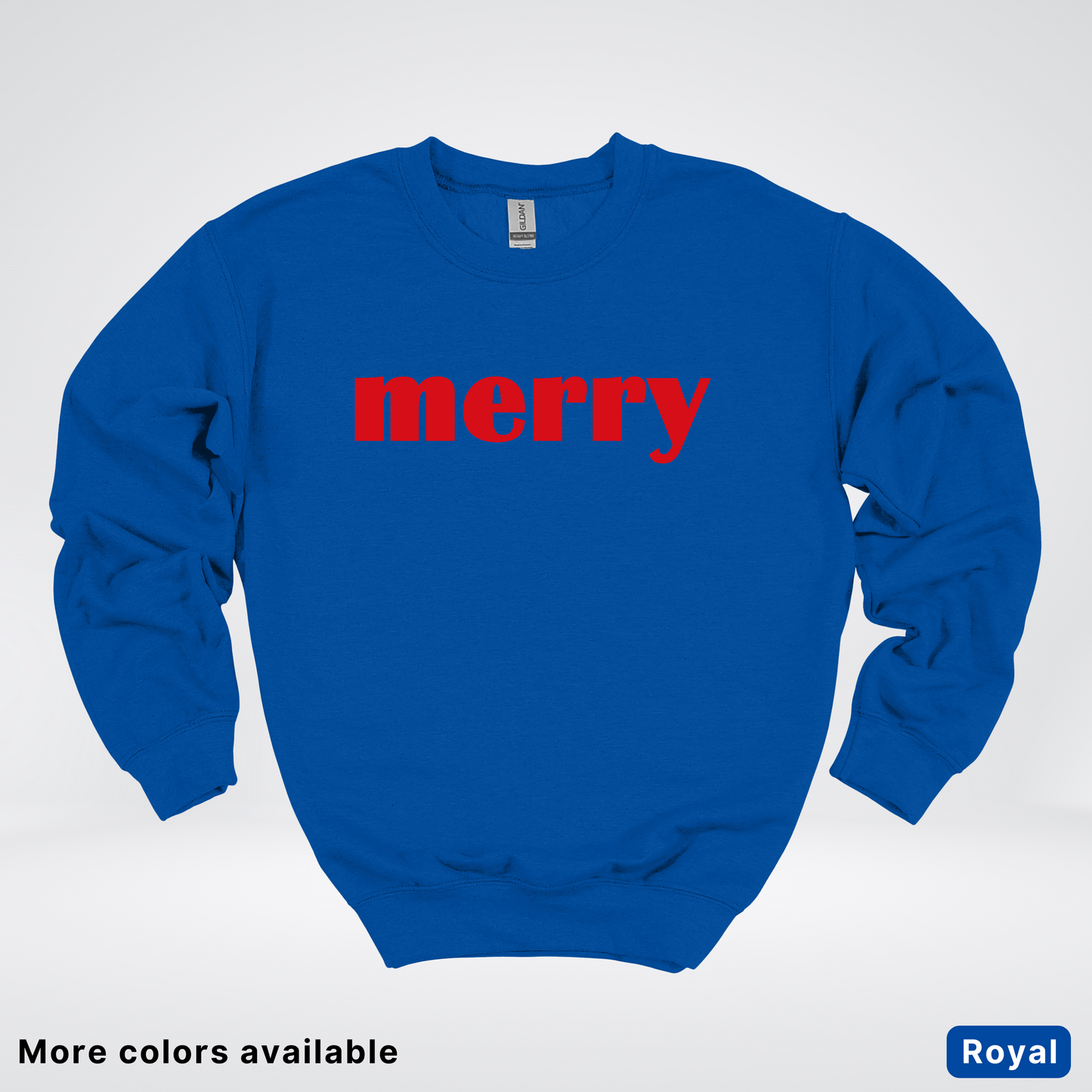 Merry - Red Design - Crewneck