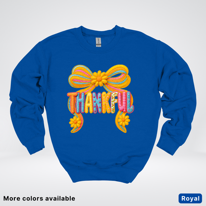 Thankful Crochet Style Fall - Sweatshirt