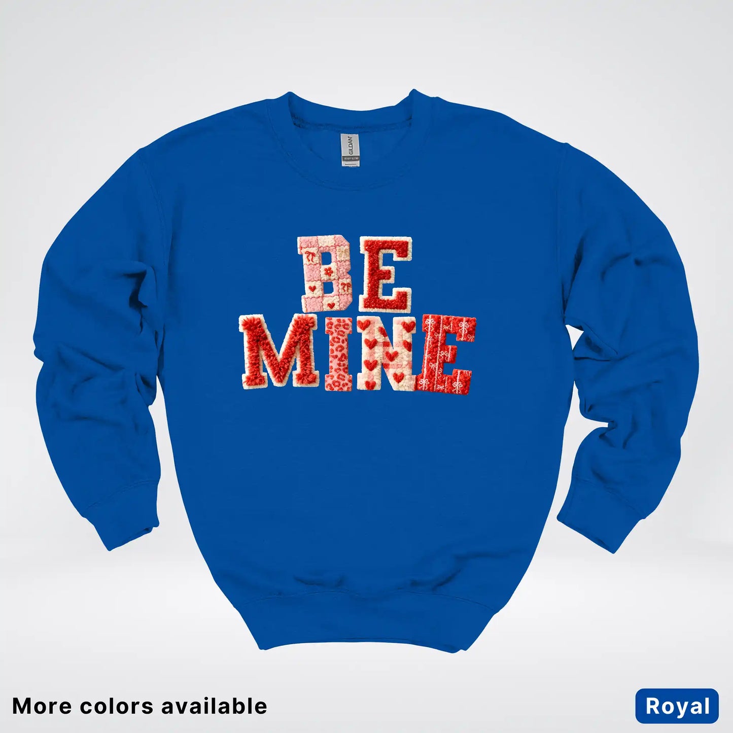 Be Mine Hook Yard Faux - Crewneck Sweatshirt