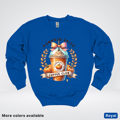 Pumpkin Spice Coffee Club - Crewneck Sweatshirts