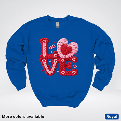 Love Hook Yard Faux - Crewneck Sweatshirt