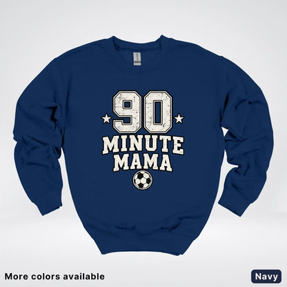 90 Minute Mama – Vintage Soccer Mom Crewneck Sweatshirt