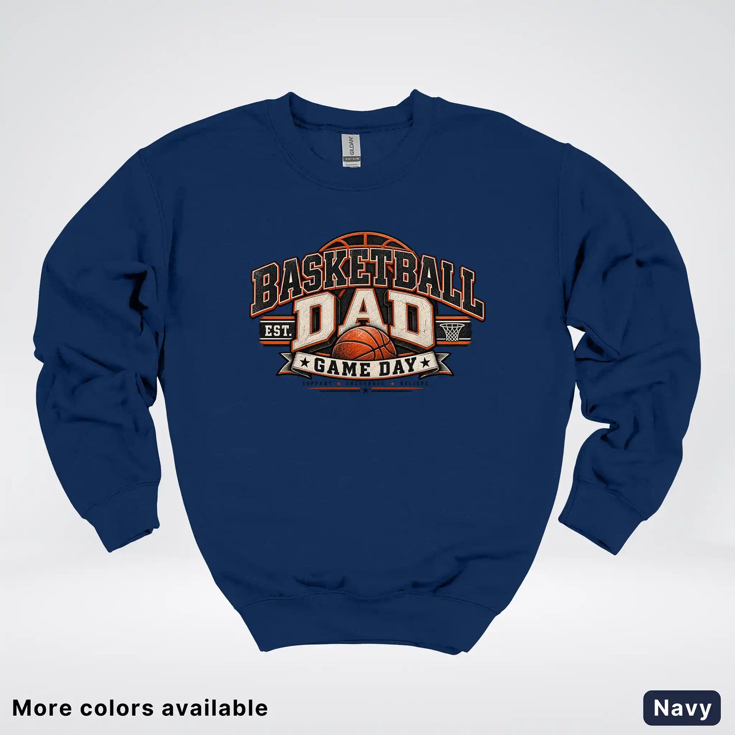 Basketball Dad – Game Day Crewneck Sweatshirt
