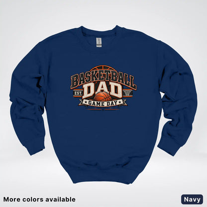 Basketball Dad – Game Day Crewneck Sweatshirt