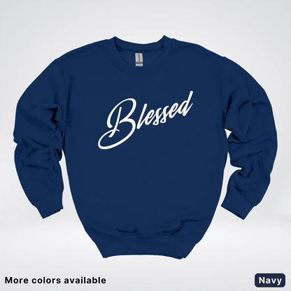Blessed Script Crewneck Sweatshirt