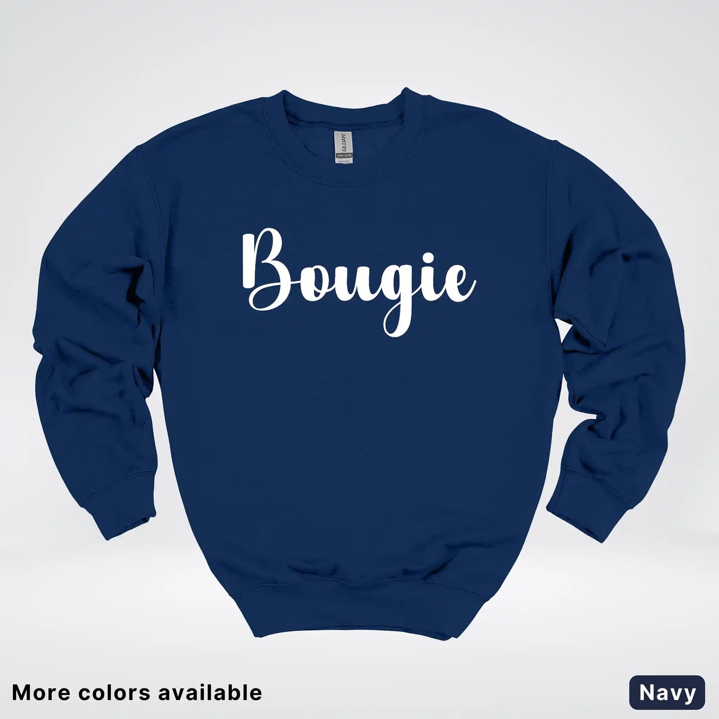 Bougie - White Design - Crewneck Sweatshirt