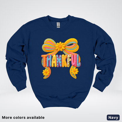 Thankful Crochet Style Fall - Sweatshirt