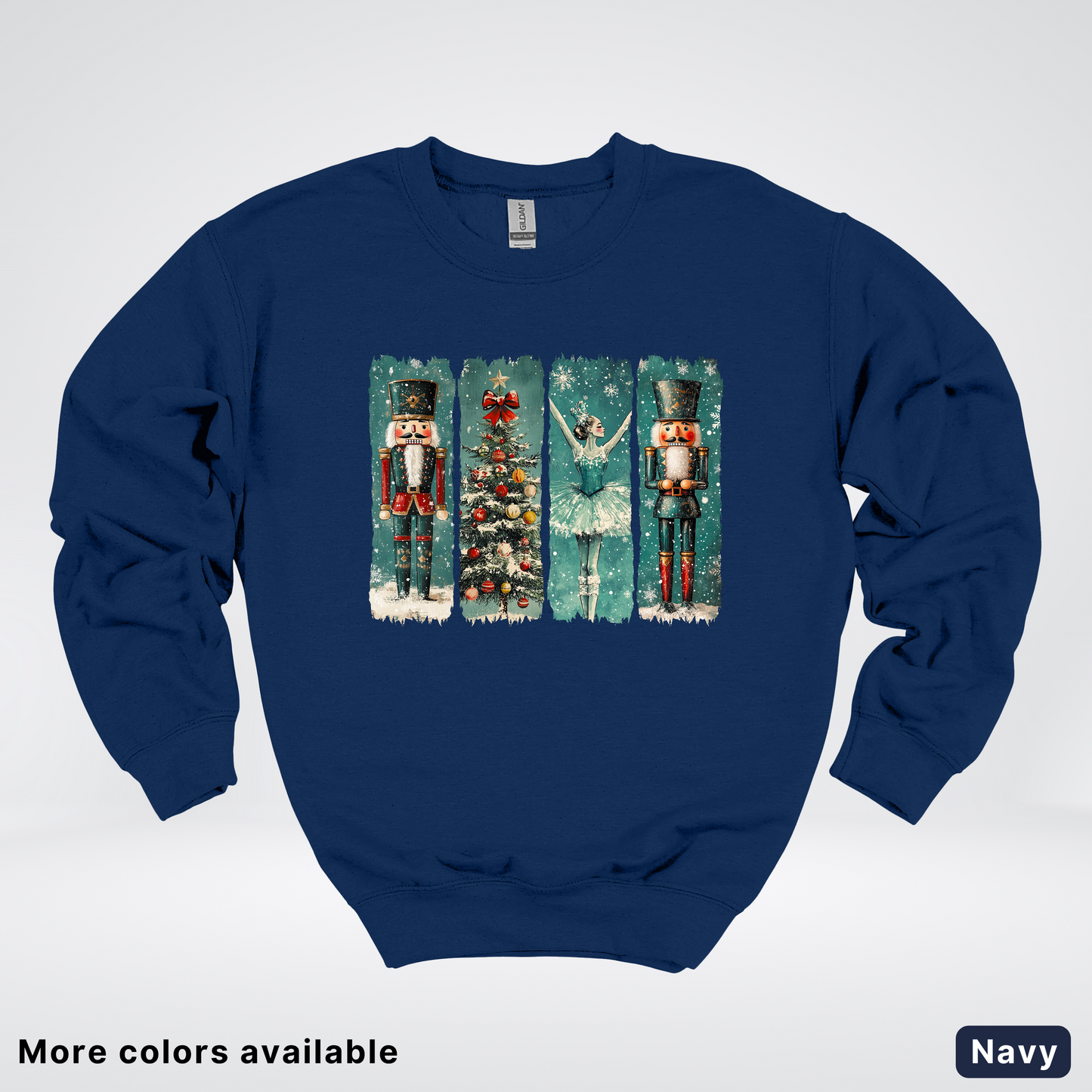 Vintage Nutcracker Ballet Panel - Crewneck