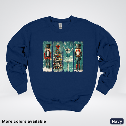 Vintage Nutcracker Ballet Panel - Crewneck