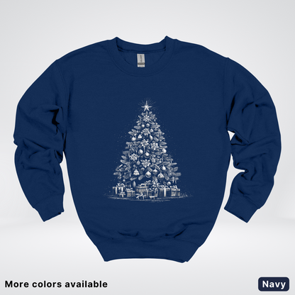 Classic Christmas Tree with Gifts - Crewneck Sweatshirt