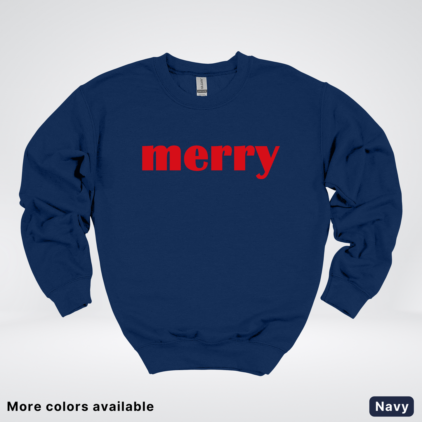Merry - Red Design - Crewneck