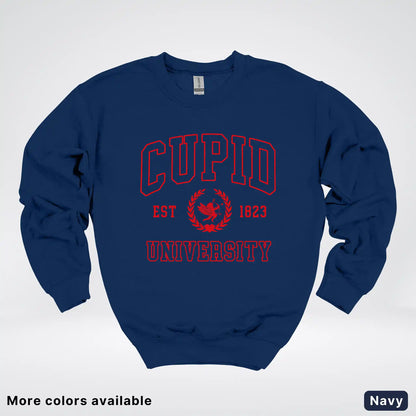 Cupid University Est 1823 - Red Design - Crewneck Sweatshirt