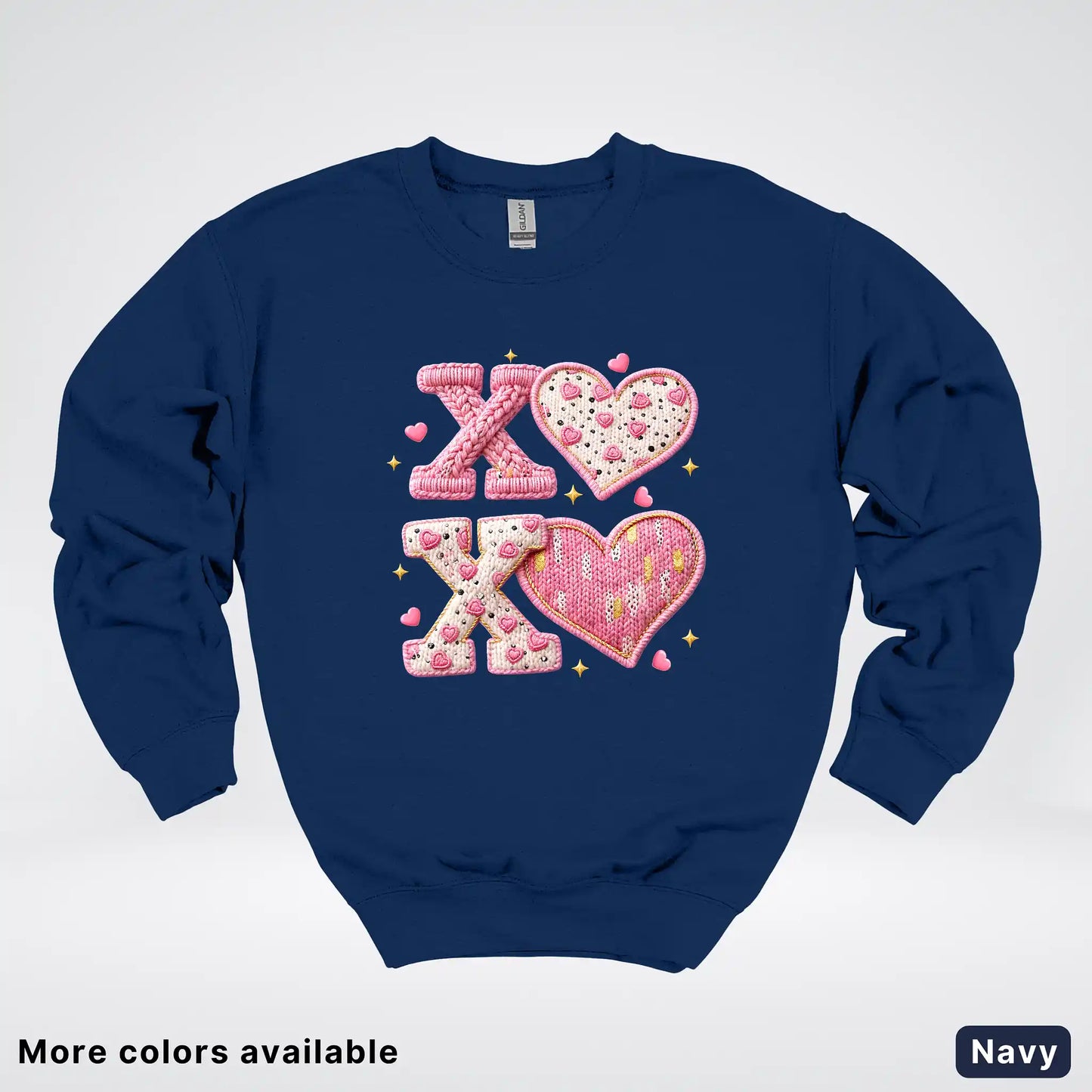 XOXO Hook Yard Faux - Crewneck Sweatshirt