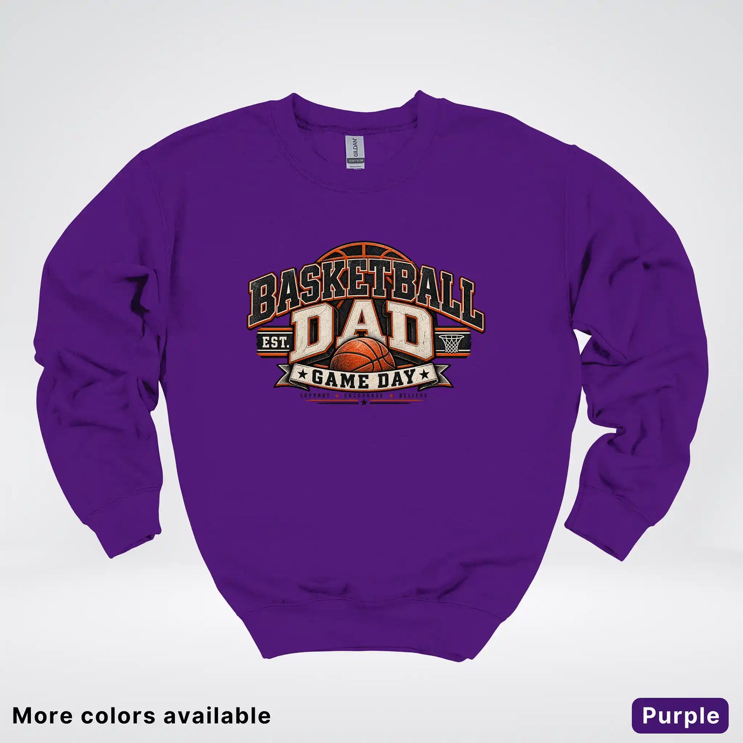 Basketball Dad – Game Day Crewneck Sweatshirt
