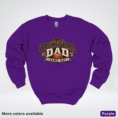 Basketball Dad – Game Day Crewneck Sweatshirt