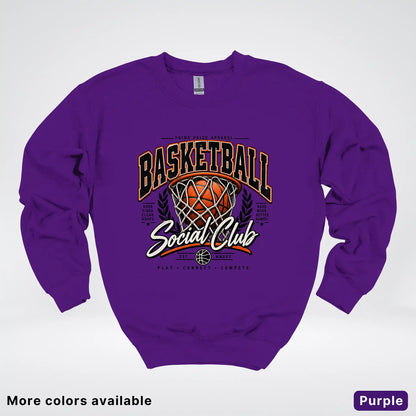 Basketball Social Club – Vintage Court Crewneck Sweatshirt