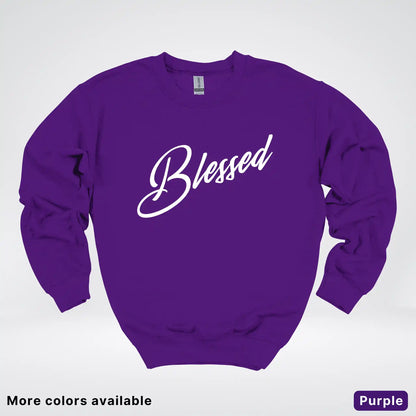 Blessed Script Crewneck Sweatshirt
