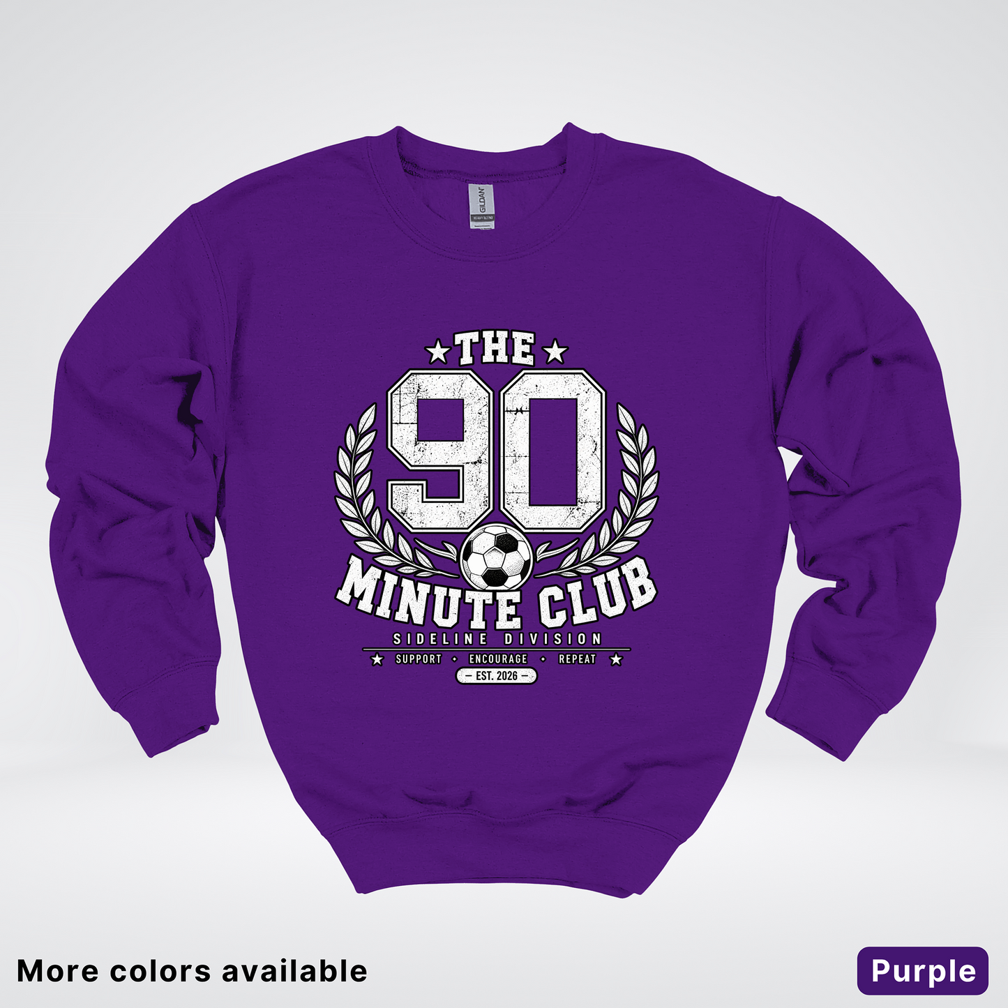 The 90 Minute Club Side Line Division Crewneck Sweatshirt