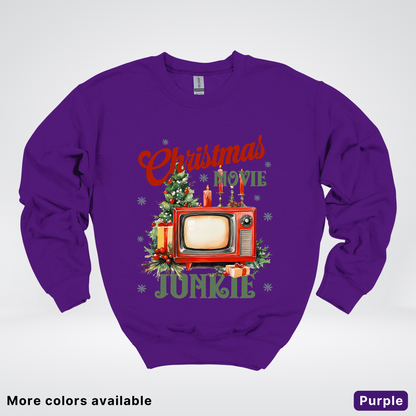 Vintage Christmas Movie Lover - Crewneck