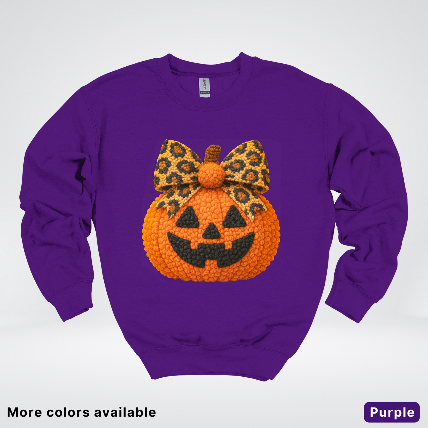 Coquette Crochet Pumpkin - Sweatshirt