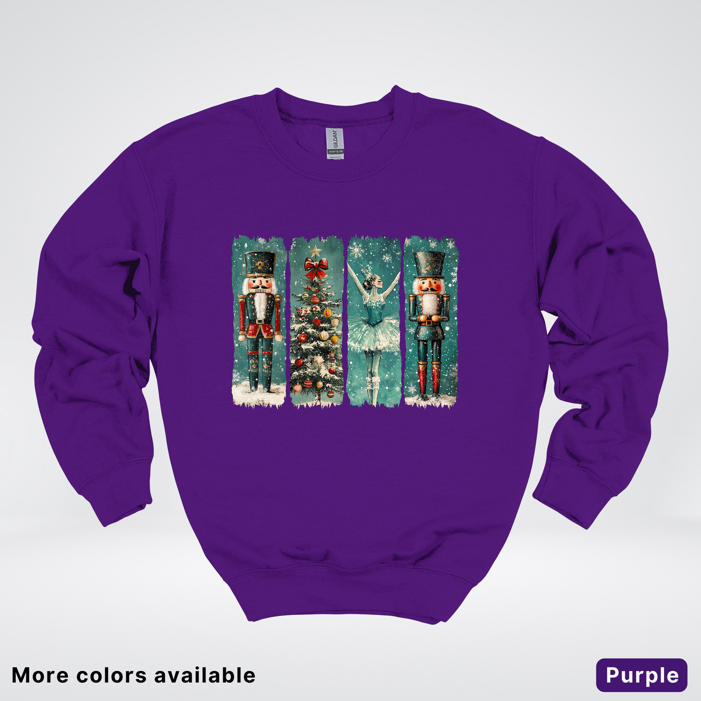 Vintage Nutcracker Ballet Panel - Crewneck
