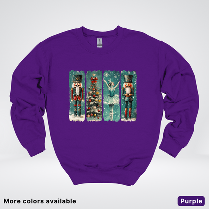 Vintage Nutcracker Ballet Panel - Crewneck
