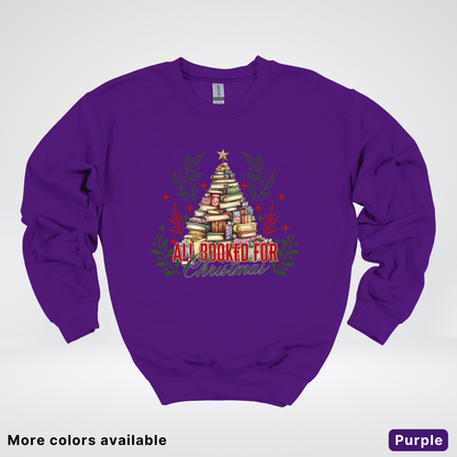 All Booked For Christmas - Crewneck Sweatshirt
