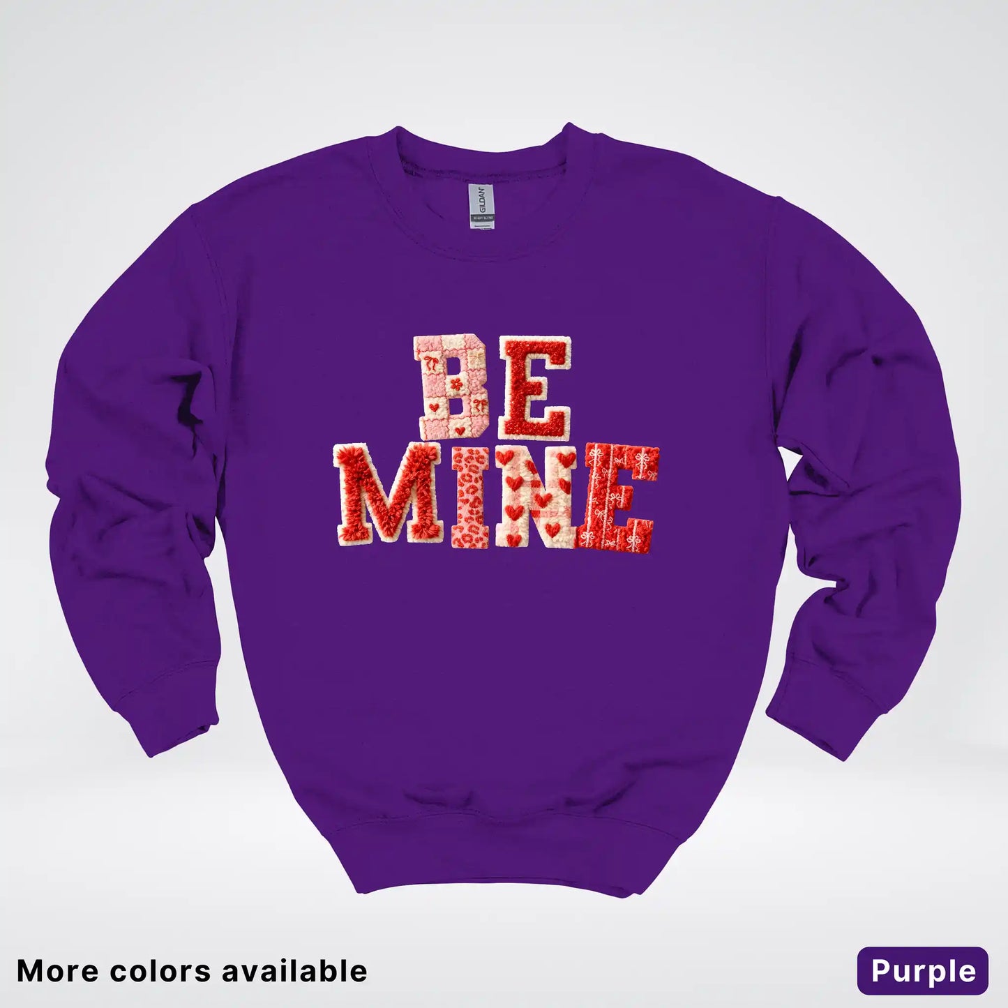 Be Mine Hook Yard Faux - Crewneck Sweatshirt