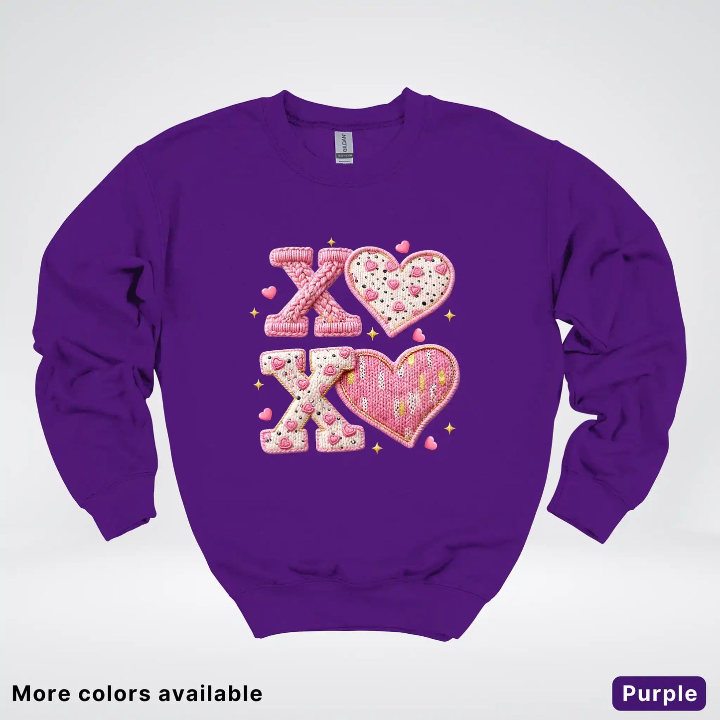 XOXO Hook Yard Faux - Crewneck Sweatshirt