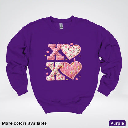 XOXO Hook Yard Faux - Crewneck Sweatshirt
