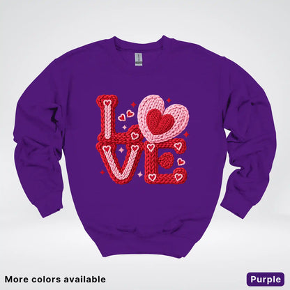 Love Hook Yard Faux - Crewneck Sweatshirt