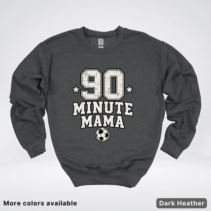90 Minute Mama – Vintage Soccer Mom Crewneck Sweatshirt