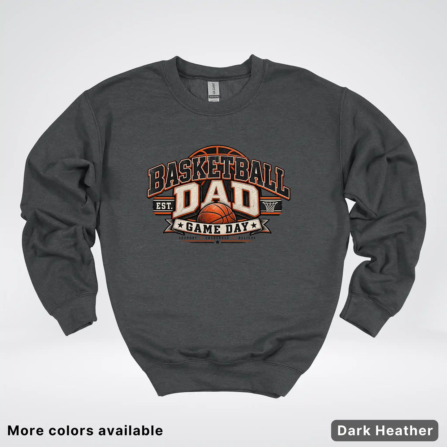 Basketball Dad – Game Day Crewneck Sweatshirt