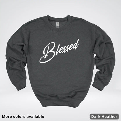 Blessed Script Crewneck Sweatshirt