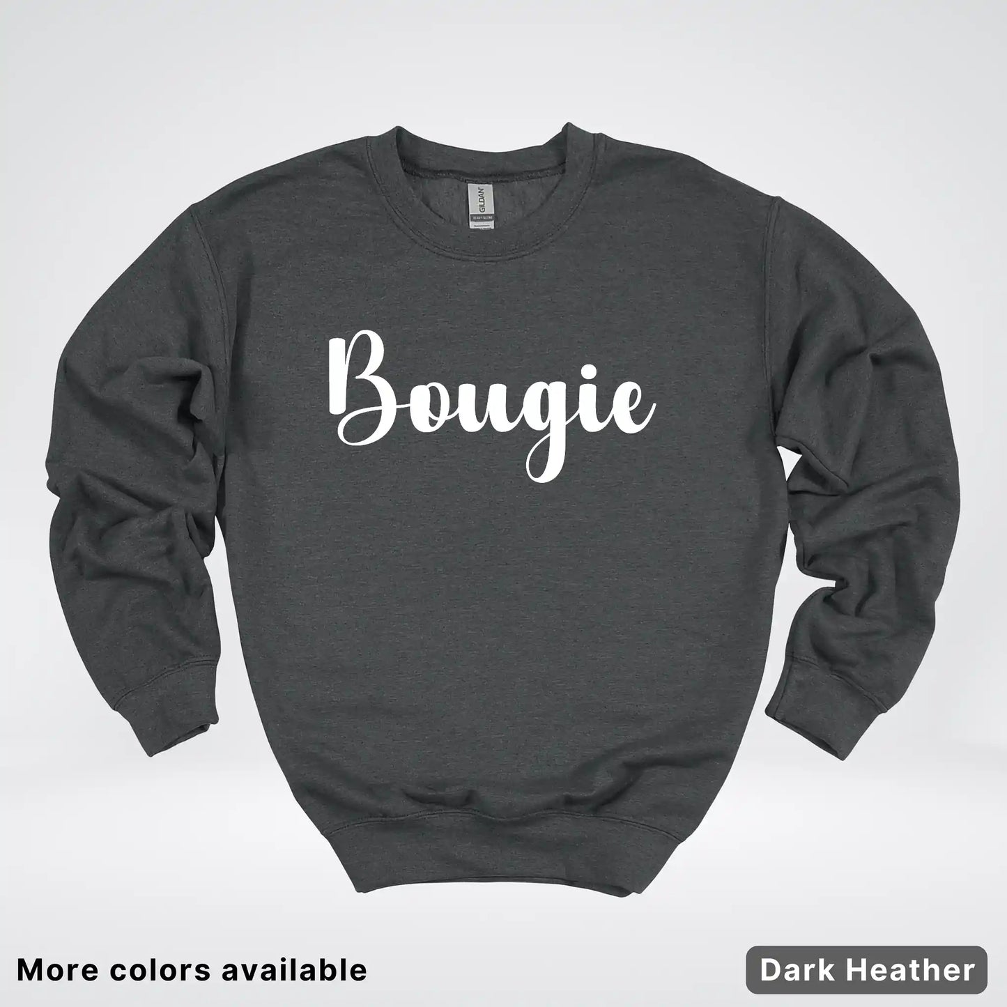 Bougie - White Design - Crewneck Sweatshirt