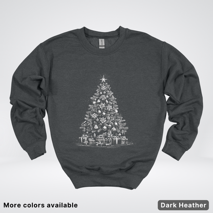 Classic Christmas Tree with Gifts - Crewneck Sweatshirt